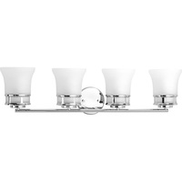  Cascadia 4 or More Bulb Bathroom Lighting - Polished Chrome