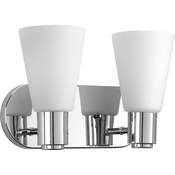 Bathroom Lighting (2 Bulbs) 12-1/2" Width Bathroom Lighting (2 Bulbs) 12-1/2" Width
