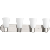  Logic 4 or More Bulb Bathroom Lighting - Brushed Nickel