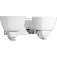Bathroom Lighting (2 Bulbs) 14-5/8" Width Bathroom Lighting (2 Bulbs) 14-5/8" Width