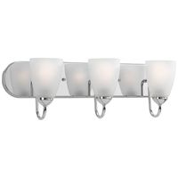  Gather 3 Bulb Bathroom Lighting - Polished Chrome