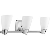  Rizu 3 Bulb Bathroom Lighting - Polished Chrome