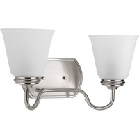 Bathroom Lighting (2 Bulbs) 15-1/2" Width Bathroom Lighting (2 Bulbs) 15-1/2" Width