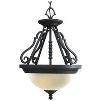  Meeting Street Up Light Pendant Light - Forged Black