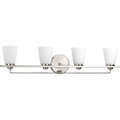  Flight 4 or More Bulb Bathroom Lighting - Brushed Nickel