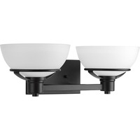  Domain 2 Bulb Bathroom Lighting - Black