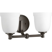  Topsail 2 Bulb Bathroom Lighting - Antique Bronze
