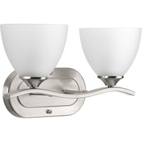  Laird 2 Bulb Bathroom Lighting - Brushed Nickel