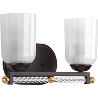  Carlyn 2 Bulb Bathroom Lighting - Antique Bronze