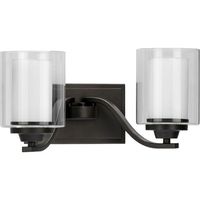  Kene 2 Bulb Bathroom Lighting - Graphite