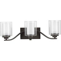 Kene 3 Bulb Bathroom Lighting - Graphite