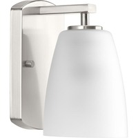  Leap 1 Bulb Wall Sconce - Brushed Nickel