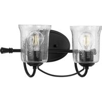  Bowman 2 Bulb Bathroom Lighting - Matte Black