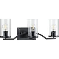  Lassiter 3 Bulb Bathroom Lighting - Matte Black