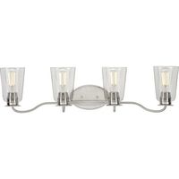  Durrell 4 or More Bulb Bathroom Lighting - Brushed Nickel