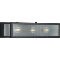  Dwyer 3 Bulb Bathroom Lighting - Matte Black