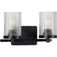  Fawcett 2 Bulb Bathroom Lighting - Black