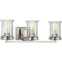  Winslett 3 Bulb Bathroom Lighting - Brushed Nickel