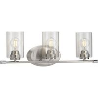  Riley 3 Bulb Bathroom Lighting - Brushed Nickel