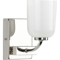  Moore 1 Bulb Wall Sconce - Polished Nickel