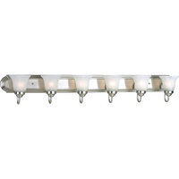  Builder Bath 4 or More Bulb Bathroom Lighting - Brushed Nickel