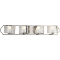  Caress 4 or More Bulb Bathroom Lighting - Polished Nickel