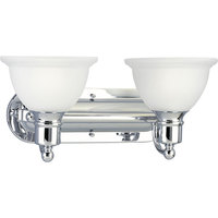  Madison 2 Bulb Bathroom Lighting - Chrome