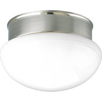  Fitter Flush Mount Ceiling Light - Brushed Nickel