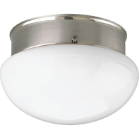  Fitter Flush Mount Ceiling Light - Brushed Nickel