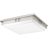  Helm Flush Mount Ceiling Light - Brushed Nickel