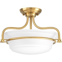  Tinsley Semi Flush Mount Ceiling Light - Brushed Bronze
