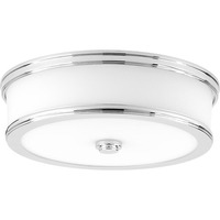  Bezel LED Flush Mount Ceiling Light - Polished Chrome