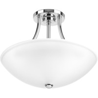  Gather Semi Flush Mount Ceiling Light - Polished Chrome