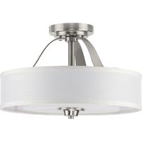  Kene Semi Flush Mount Ceiling Light - Brushed Nickel