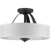  Kene Semi Flush Mount Ceiling Light - Graphite