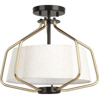  Hangar Semi Flush Mount Ceiling Light - Antique Bronze