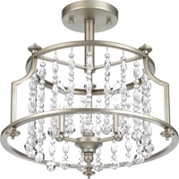  Desiree Semi Flush Mount Ceiling Light - Silver Ridge