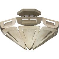  Point Dume Yerba Semi Flush Mount Ceiling Light - Silver Ridge