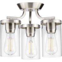  Lassiter Semi Flush Mount Ceiling Light - Brushed Nickel