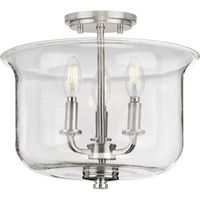  Winslett Semi Flush Mount Ceiling Light - Brushed Nickel