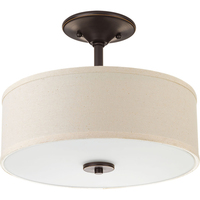  Inspire Semi Flush Mount Ceiling Light - Antique Bronze