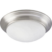  Melon Flush Mount Ceiling Light - Brushed Nickel