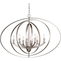  Equinox Entrance / Foyer Pendant Light - Burnished Silver