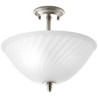  Kensington Semi Flush Mount Ceiling Light - Brushed Nickel