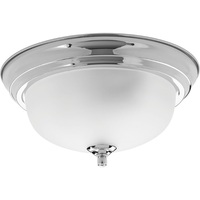  Melon Flush Mount Ceiling Light - Polished Chrome