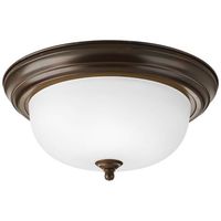  Melon Flush Mount Ceiling Light - Antique Bronze