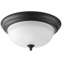  Melon Flush Mount Ceiling Light - Forged Black
