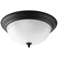  Melon Flush Mount Ceiling Light - Forged Black