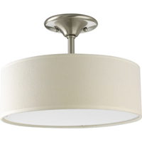  Inspire Semi Flush Mount Ceiling Light - Brushed Nickel