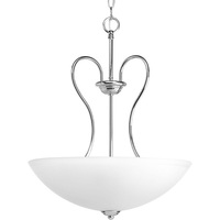  Heart Up Light Pendant Light - Polished Chrome